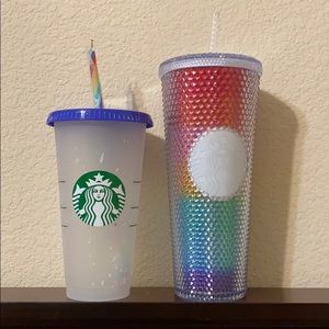 Starbucks Pride Bling & Confetti Cup Combo 🌈🌈